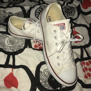 White low top converse